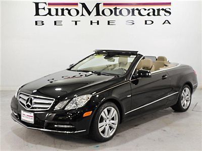 Mb certified cpo black convertible amg navigation cabriolet almond leather used