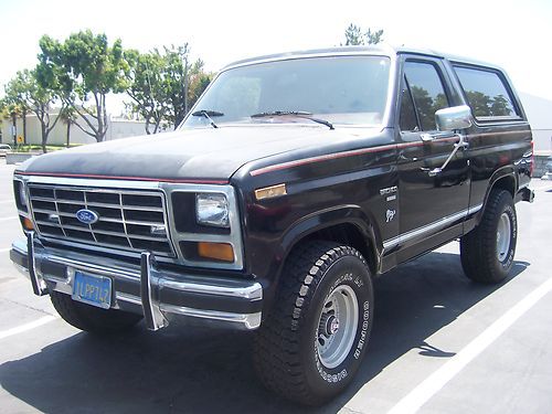 1985 ford bronco 4wd low miles ca truck