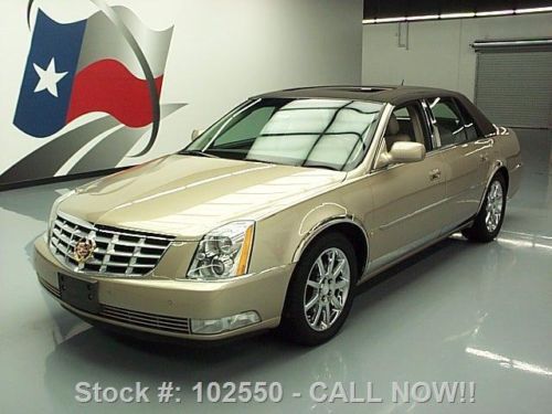 2006 cadillac dts performance canvas roof sunroof 25k texas direct auto