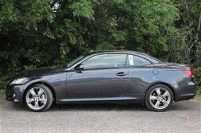 2dr conv auto lexus is 250c low miles convertible gasoline 2.5l v6 cyl  smoky gr