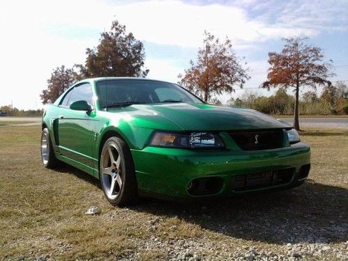 1999 mustang cobra electric green/blk 1 of 185 new terminator engine amazing car