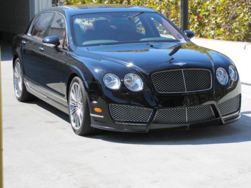 Bentley continental flying spur speed beluga black low miles