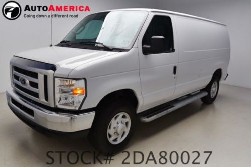 2013 ford e-250 econoline cargo van 8k low miles ac am/fm one 1 owner cln carfax