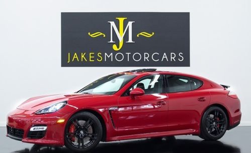 2013 porsche panamera gts, $138k msrp, red on black alcantara, 1-owner, pristine