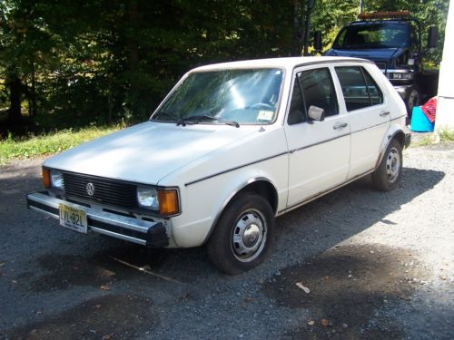 1981 vw rabbit diesel needs work good for parts or project