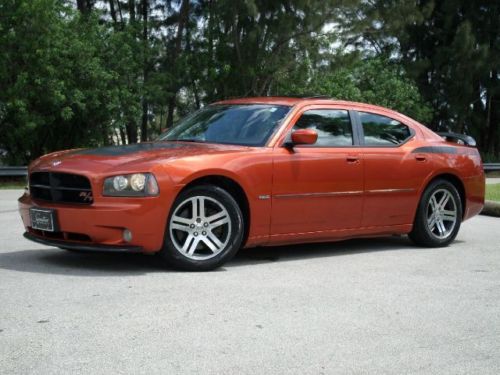 V8 hemi rt daytona go mango! edition orange over black leather gps navigation