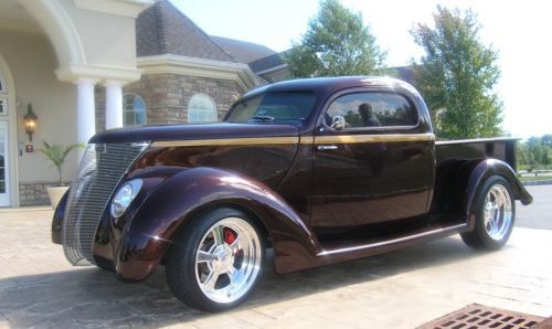 1937 ford truck street rod,glass,350,700r,high dollar pro build,many awards,show