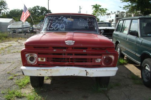 **** resto-project **** 62 ford f250 ** unibody ** long bed pickup ****
