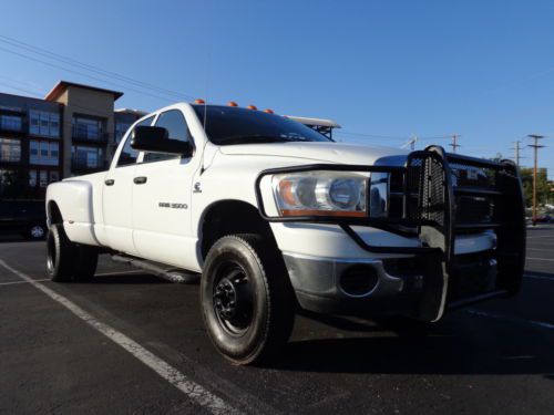 06 dodge ram 3500 slt 5.9l cummins diesel 6 speed manual 4x4 clean run&amp;drive exc