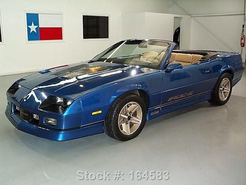 1987 chevy camaro z28 iroc z convertible alloys 33k mi texas direct auto