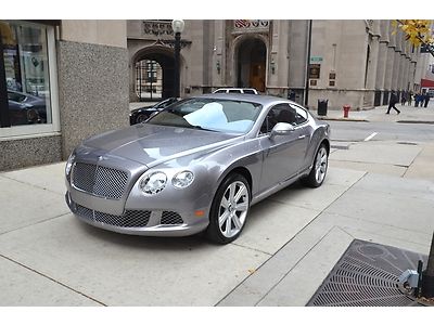 2012 bentley continental gt coupe silver tempest authorized bentley dealer!!!