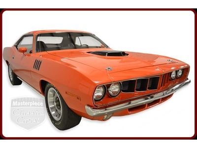 71 plymouth hemi cuda original 426 / 425 hp hemi w/ 2-4 bbl original automatic