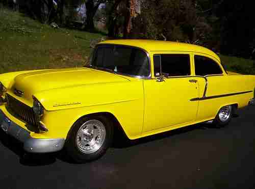 1955 CHEVROLET BELAIR 210 CUSTOM BILLUTT MOTOR AND 9
