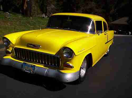 1955 CHEVROLET BELAIR 210 CUSTOM BILLUTT MOTOR AND 9