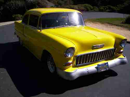 1955 CHEVROLET BELAIR 210 CUSTOM BILLUTT MOTOR AND 9