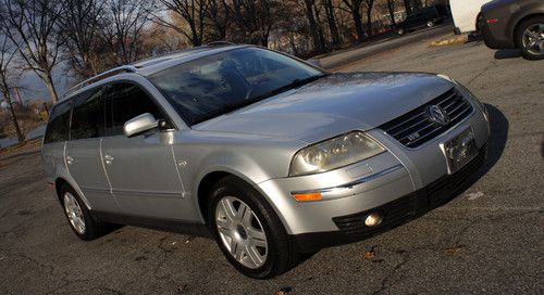 2003 volkswagen passat w8 wagon 4.0l vw w-8 4motion all wheel drive loaded sedan