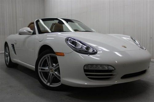 2012 porsche boxster pdk low miles navigation white bose audio tan leather