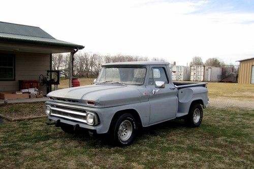 1965 chevrolet c-10  short stepside c10 v8 rat rod hot rod swb new engine