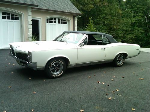 1967 gto convertible 400 ho 4 speed all original