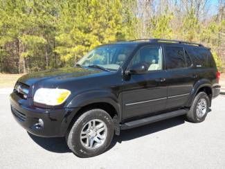 Toyota : 2005 sequoia limited v8 4x4 navigation dvd roof 57k miles 1-owner sharp