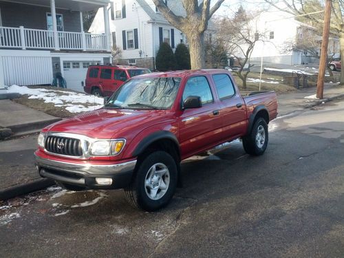 2004 toyota tacoma limited sr5 crew cab pickup 4-door 3.4l v6, 4x4 (1 owner)