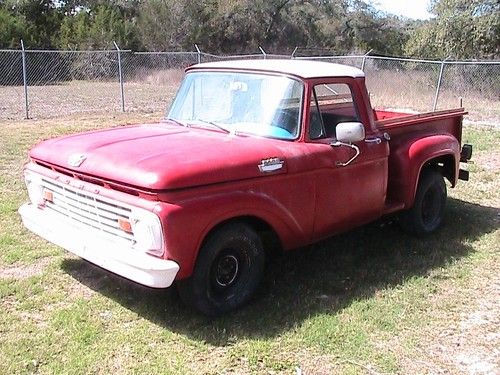 Pickup truck, ford, f100, stepside, short bed