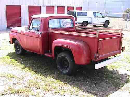 Pickup Truck, Ford, F100, Stepside, Short Bed, image 2