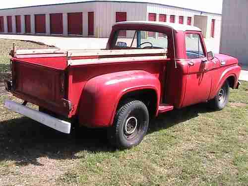 Pickup Truck, Ford, F100, Stepside, Short Bed, image 3