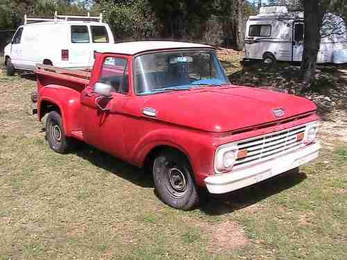 Pickup Truck, Ford, F100, Stepside, Short Bed, image 4