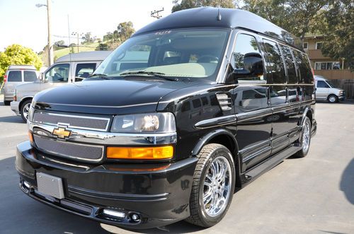 2012 chevrolet express southern comfort raised top elite conversion van 9 miles