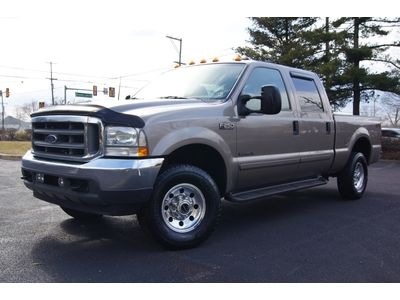 2002 ford f250 xlt 7.3 turbo diesel, 4x4, crew cab, long bed 1 owner no reserve!