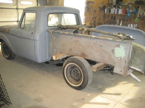 1965 ford f-100  (started project pickup truck)