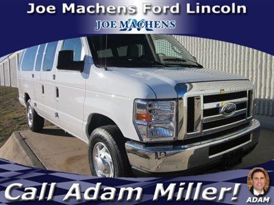 Ford e-350 low miles gasoline 5.4l v8 sfi sohc 16v white