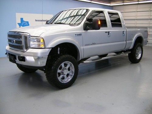 We finance!!!  2006 ford f-250 regency badlander 4x4 diesel lift 20 rims nav tow