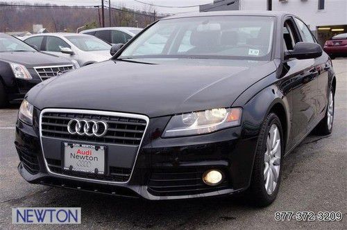 12 a4 quattro turbo black premium awd low miles 14k auto leather htd seats snrf