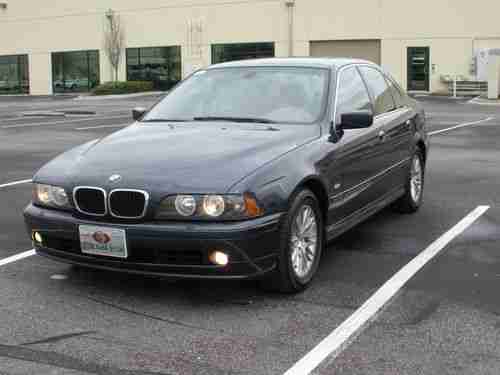 2002 BMW 530i Sedan 5-speed Manual Blue Premium Cold Weather Packages, US $8,750.00, image 2