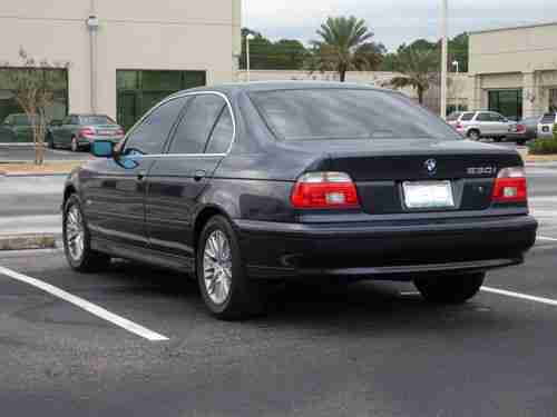 2002 BMW 530i Sedan 5-speed Manual Blue Premium Cold Weather Packages, US $8,750.00, image 3