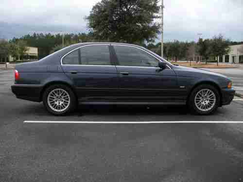 2002 BMW 530i Sedan 5-speed Manual Blue Premium Cold Weather Packages, US $8,750.00, image 4