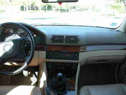 2002 BMW 530i Sedan 5-speed Manual Blue Premium Cold Weather Packages, US $8,750.00, image 7