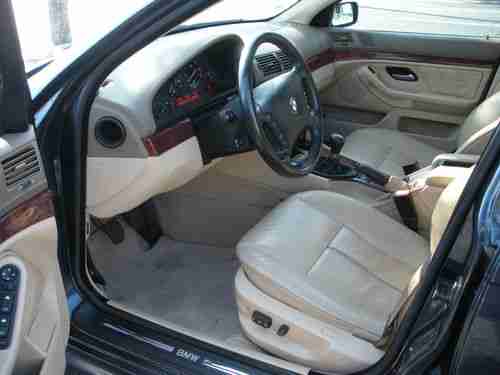 2002 BMW 530i Sedan 5-speed Manual Blue Premium Cold Weather Packages, US $8,750.00, image 8
