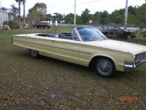 1965 chrysler 300  newport convertible coupe