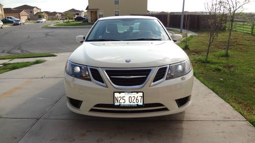 Saab sedan 2008 with low miles.