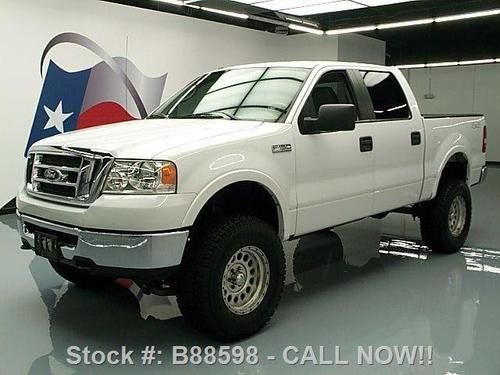 2007 ford f-150 crew 4.6l v8 4x4 lifted navigation 64k texas direct auto