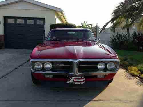 1967 Pontiac Firebird Red, 350C.I., Hurst 4 speed manual, Clean, Edelbrock parts, US $9,900.00, image 2