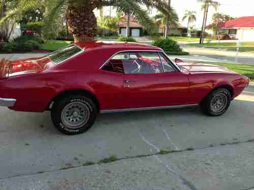 1967 Pontiac Firebird Red, 350C.I., Hurst 4 speed manual, Clean, Edelbrock parts, US $9,900.00, image 3
