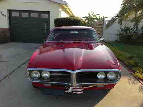 1967 Pontiac Firebird Red, 350C.I., Hurst 4 speed manual, Clean, Edelbrock parts, US $9,900.00, image 4