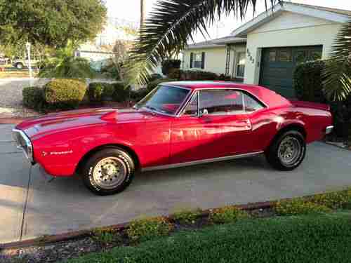 1967 Pontiac Firebird Red, 350C.I., Hurst 4 speed manual, Clean, Edelbrock parts, US $9,900.00, image 13