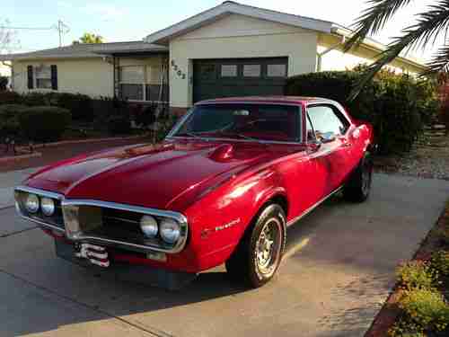 1967 Pontiac Firebird Red, 350C.I., Hurst 4 speed manual, Clean, Edelbrock parts, US $9,900.00, image 15