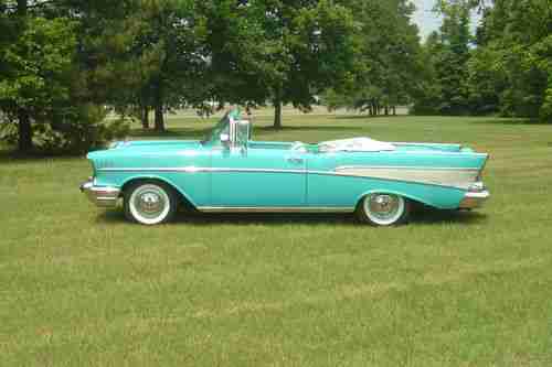 1957 chevrolet Belair Convertible, image 4