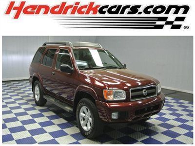 2004 nissan pathfinder se - 4wd - cloth - cd player - auto - only 65k miles